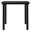 vidaXL 3 Piece Patio Dining Set Gray and Black - 4 of 4