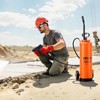 VEVOR Industrial Concrete Sprayer with Wheeled Cart, 5 Gallon Stainless Steel Sprayer, Heavy Duty Tri-Poxy Pump Sprayers, 20.5''Wand, Orange - 2 of 4
