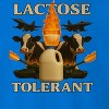 Rerun Island Men's Lactose Intolerant Fire Long Sleeve Graphic Cotton Pullover Sweatshirt - 2 of 4
