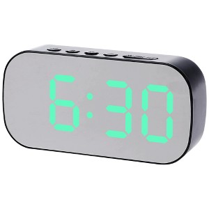 Unique Bargains Plastic Digital Corded Adjustable Electric Alarm Clock 5.1 x 2.6 x 1.4 inches - 1 of 4