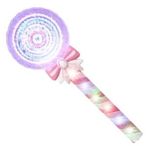 ArtCreativity 12" Light Up Spinning Lollipop Wand - 1 of 4