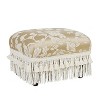 NicBex Accent Footstool Ottoman,Floral Jacquard Bench for Living Room,Bedroom,Entryway,Office - 4 of 4