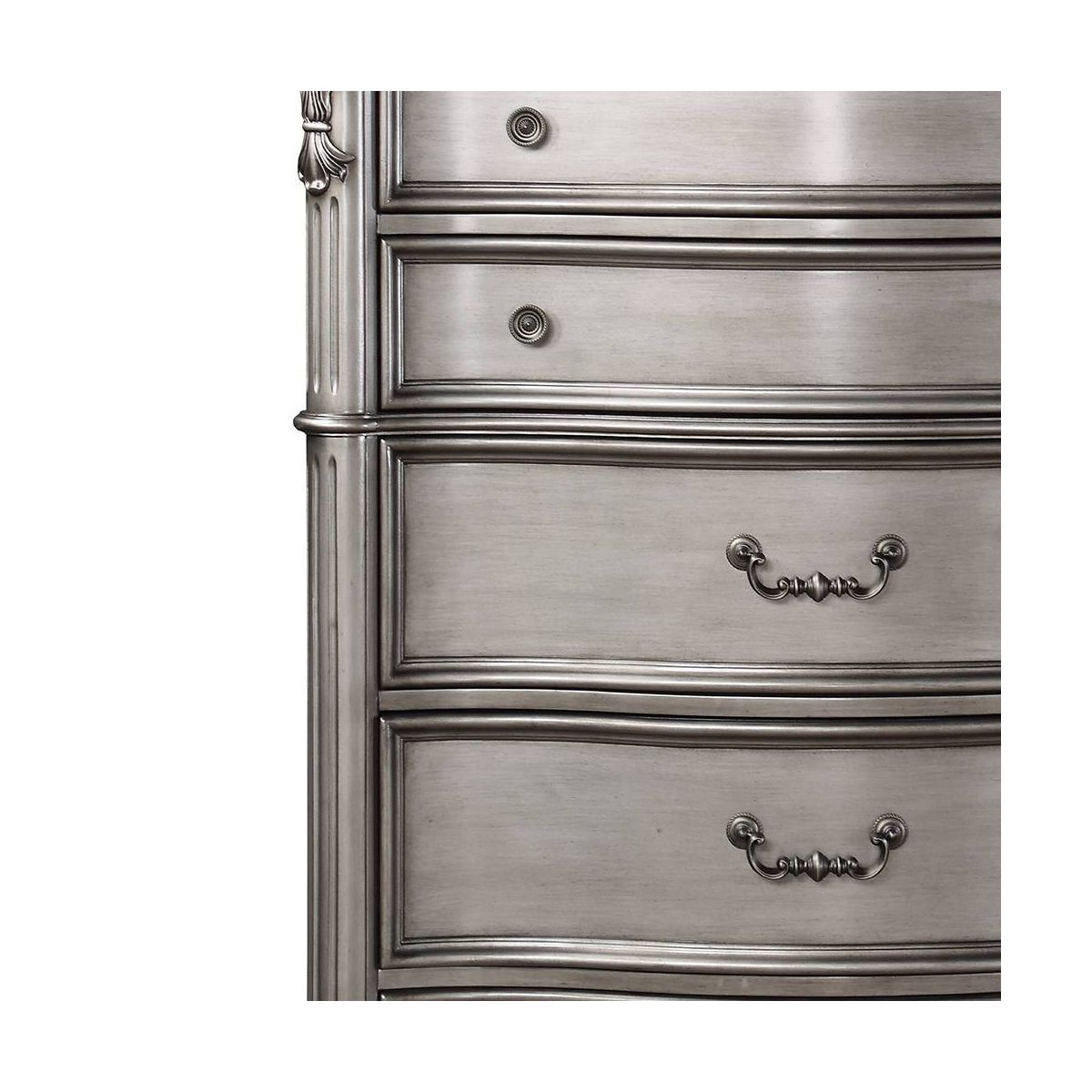 Acme Furniture Ariadne 5-Drawer Dresser Antique Platinum Finish - thumbnail 5