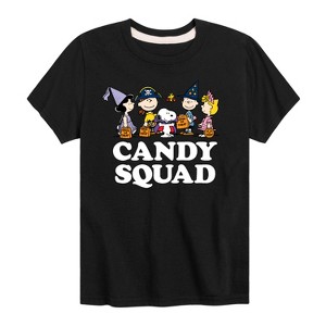 Boys' - Peanuts - Candy Squad Short Sleeve Graphic T-Shirt - 1 of 4