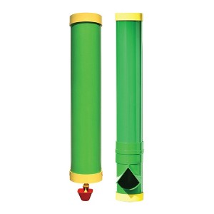Rugged Ranch High End Hen Elevated 2 Gallon Algae-Resistant Poultry Waterer, 10 Pound Feeder and Mounting System for Any Style of Coop, Green - 1 of 4