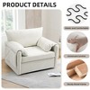 CAVINAS Modern Swivel Accent Chair Oversized Armchair Comfy Chair Single Sofa Chair Lounge Chair - 3 of 4