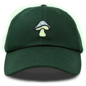 Dalix Mushroom Embroidered Fungi Magic Dad Hat Cotton Baseball Cap Adjustable Mens - 1 of 4