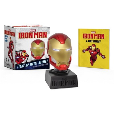 Marvel: Iron Man Light-Up Metal Helmet - (Rp Minis) by  Matthew K Manning (Paperback)