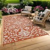 Outdoor Rug Reversible Plastic Straw Rug Outside Outdoor Waterproof Area Rug for Patio Deck Balcony Backyard Picnic Beach - 2 of 4