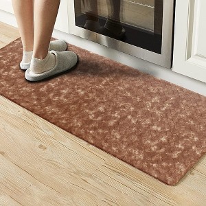 J&V TEXTILES Chess Embossed Anti-Fatigue Kitchen Floor Mat - 1 of 3