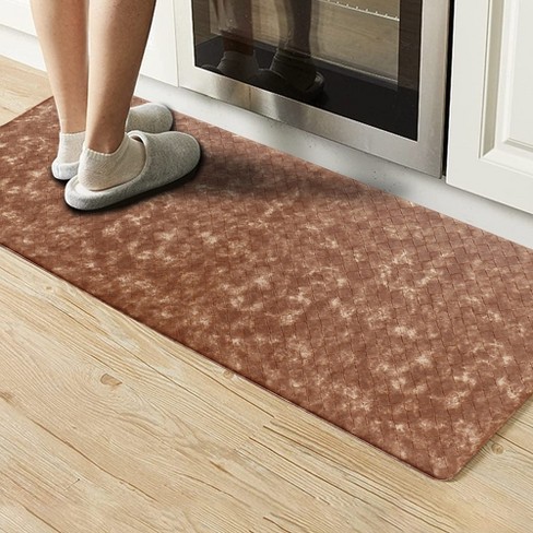 Kate Aurora Heavy Duty Embossed Non Slip Memory Foam Kitchen Mats