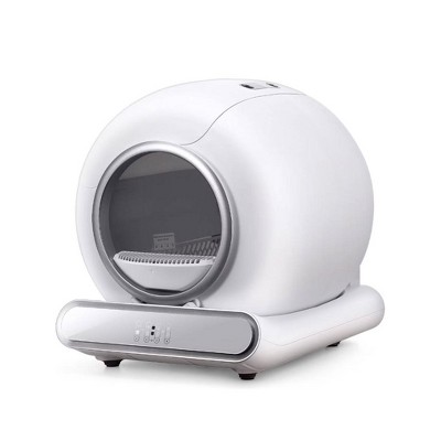 Self-Cleaning Automatic Cat Litter Box with Lid & Enclosure, XL 65L+9L for Multiple Cats, Smart APP Control, Low-Odor Liners, Quiet & Safe for Home