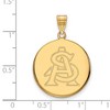 Black Bow Jewelry 14k Yellow Gold Arizona State Sun Devils NCAA Large Pendant - 2 of 3
