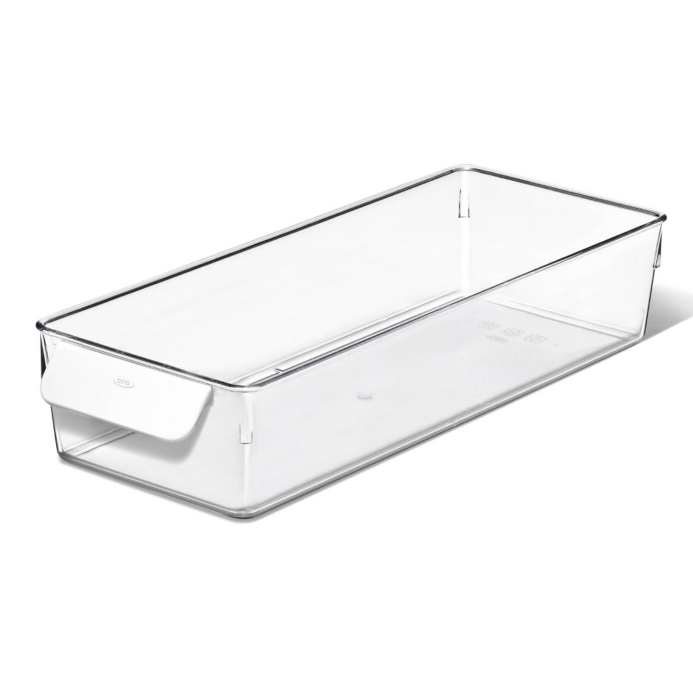 OXO Plastic Medium Fridge Bin White