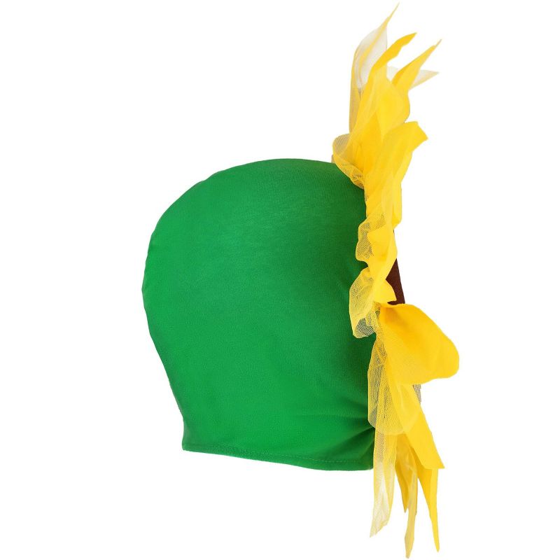 HalloweenCostumes.com    Adult Sunflower Hood Costume, Yellow, 4 of 9