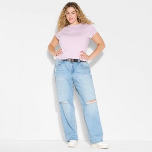 Women's Short Sleeve Crewneck T-Shirt - Wild Fable™ - 1 of 3