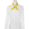 Elerevyo Women's Solid Satin Scarves Small Square Neck Scarf Neckerchief 19.7"x19.7" - 2 of 4
