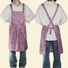 Unique Bargains Cross Back Aprons with Pockets Adjustable Painting Pinafore Purple 1 Pc - 2 of 4