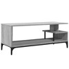 CLIHOME 42" Powder-Coated Steel TV Cabinet and Consoles Table With Open Self, Display Storage Cabinet - 4 of 4