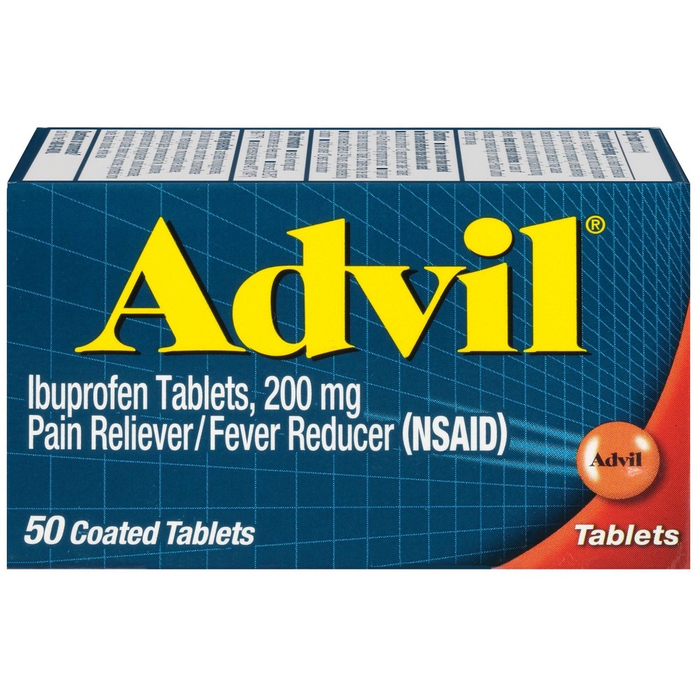 UPC 305730150309 product image for Advil Pain Reliever/Fever Reducer Tablet - Ibuprofen (NSAID) - 50ct | upcitemdb.com