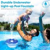 Underwater LED Pool Fountain for Nighttime Ambiance with Rechargeable Battery, 6 Light Modes, 3-Foot Spray - 4 of 4