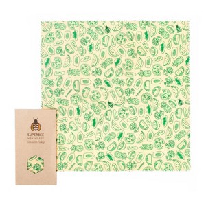 SUPERBEE Beeswax Wrap for Food, 13"x13" Sandwich Wrap, Reusable Bees Wrap Paper for Wrapping Foods - 1 of 4
