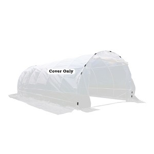 Aoodor PE Plastic Sheet Greenhouse Cover 20'×10'×6.6' , UV & Low Temperature Resistant & Waterproof & Durable，Suitable for Greenhouses - 1 of 4