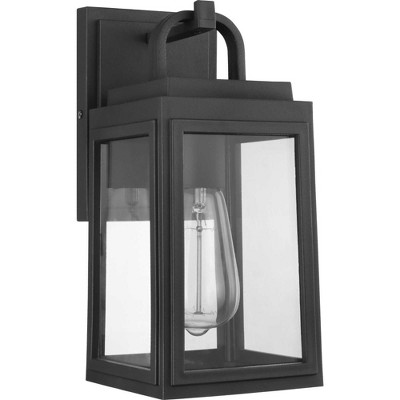 Grandbury Antique Bronze Outdoor Wall Lantern with Clear Glass