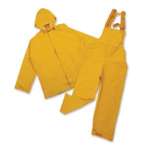 Stansport Commercial .42mm Thick Rainsuit Yellow - 1 of 4