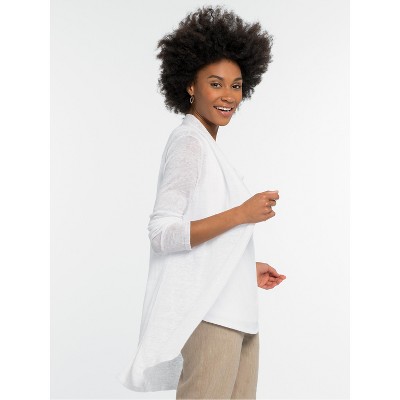 White cardigan deals