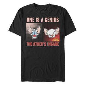 Men's Pinky and the Brain Genius And Insane T-Shirt - 1 of 4