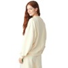 Future Planet Oversized Saturn Crewneck Sweatshirt Ivory - 2 of 4