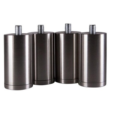 Elevate 30.8" Black Glass and Aluminum Desktop Stand
