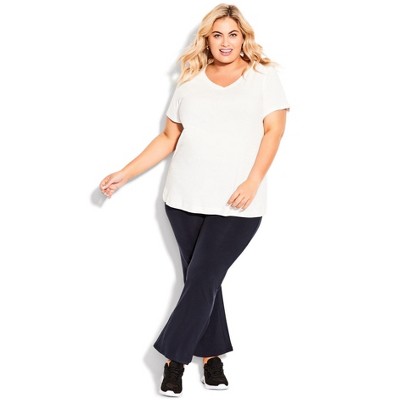 Avenue Women's Plus Size Tall Active Bootleg Pant