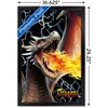 Trends International PD Moreno - Dragon Lightning Framed Wall Poster Prints - 3 of 4