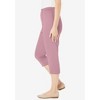 Woman Within Women's Plus Size The Hassle-Free Soft Knit Capri - 4 of 4