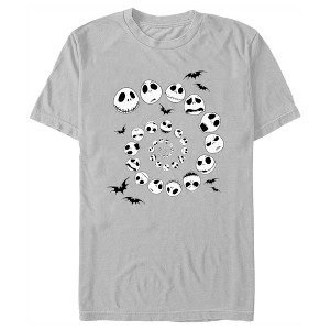 Men's The Nightmare Before Christmas Jack Emotions Swirl T-Shirt - 1 of 4