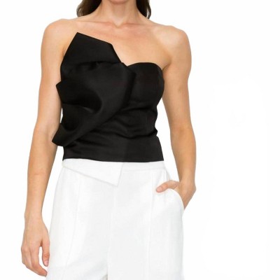Women's Bow Bustier Strapless Tank Top - INA