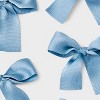 Bow Hair Clip Set 6 pc - Wild Fable™ Blue - 3 of 3