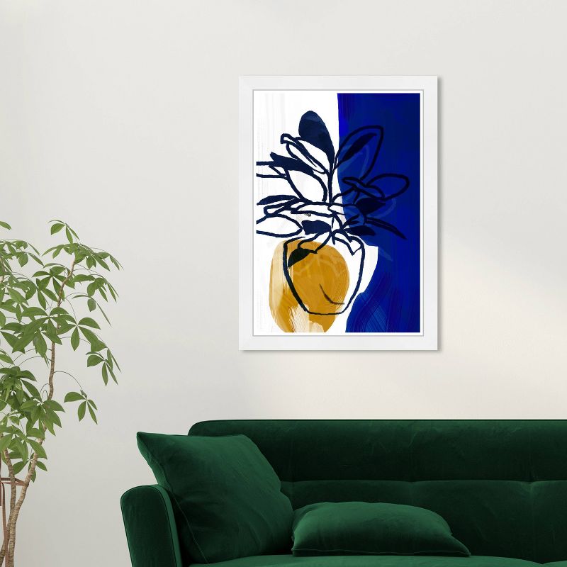 13&#34; x 19&#34; When The Sun is Out Abstract Framed Wall Art Blue - Wynwood Studio, 5 of 6
