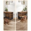 Feandrea Dog Crate Furniture, Modern Kennel for Dogs , Heavy-Duty Dog Cage with Multi-Purpose Removable Tray, Double-Door Dog House - 4 of 4