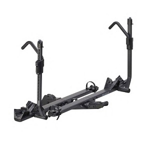Yakima StageTwo 1.25 Inch Premium Platform 2 Bike Tray Hitch Rack Accommodates 52 Inches Wheelbases with Remote Tilt Lever and SKS Locks, Anthracite - 1 of 4