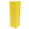 WE Games Wood Block Stacking Party Game That Tumbles Down when you play - Includes 12 in. Wooden Box and die - image 4 of 4