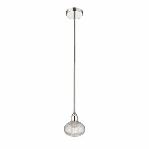 Ithaca - 1 Light Stem Hung Mini Pendant In Industrial Style-6.5 Inches Tall and 6 Inches Wide - 1 of 1