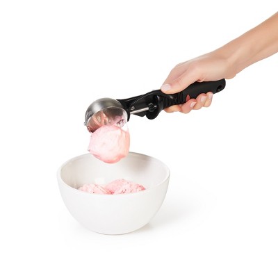 Stainless Steel Ice Cream Scoop with Non-slip Grip