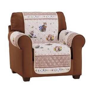 Collections Etc Cat and Butterfly Collage Furniture Protector - 1 of 2