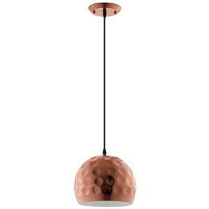 Modway Dimple 10 Half-Sphere Rose Gold Pendant Light - 1 of 4