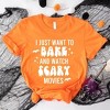 Simply Sage Market Women's Bake and Watch Scary Movies Short Sleeve Graphic Tee - 3 of 4