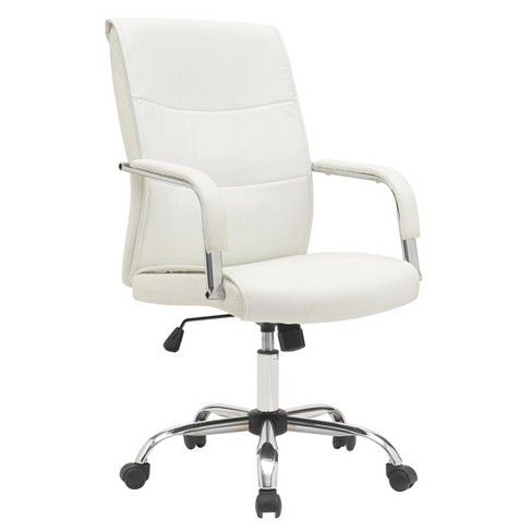 Contemporar Mid Back High Back Leather Swivel Ergonomic Executive ...