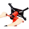 VisioGear Engine Stand, 1500 LBS Motor Stand with 4 Wheels, 360 Degree Rotating Head & 4 Adjustable Arms for Garage, Auto Repair, Red, 32.5"*29"*36" - 4 of 4